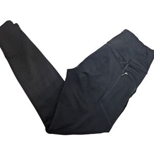 Athleta Black Salutation Workout Leggings‎ Size Small Women's O73